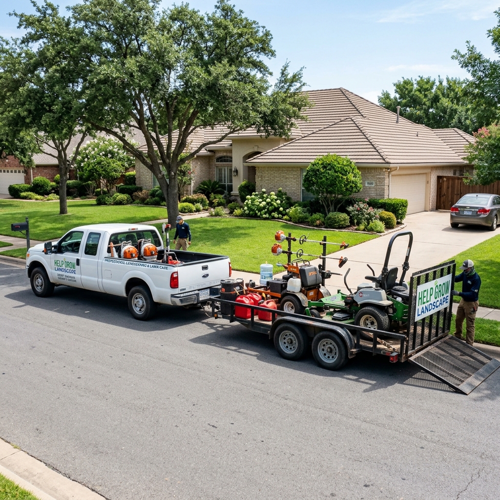 Help Grow Landscape truck and equipment Euless TX